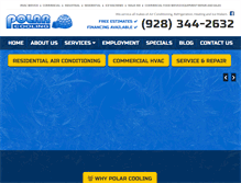 Tablet Screenshot of polarcooling.net